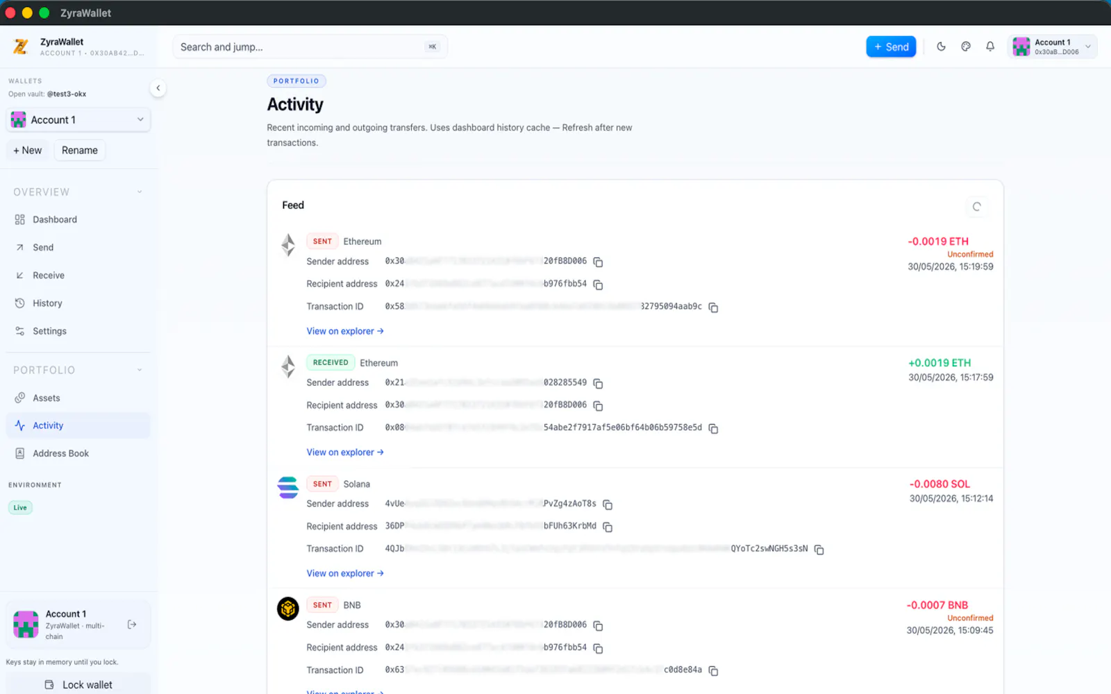 ZyraWallet screenshot 7
