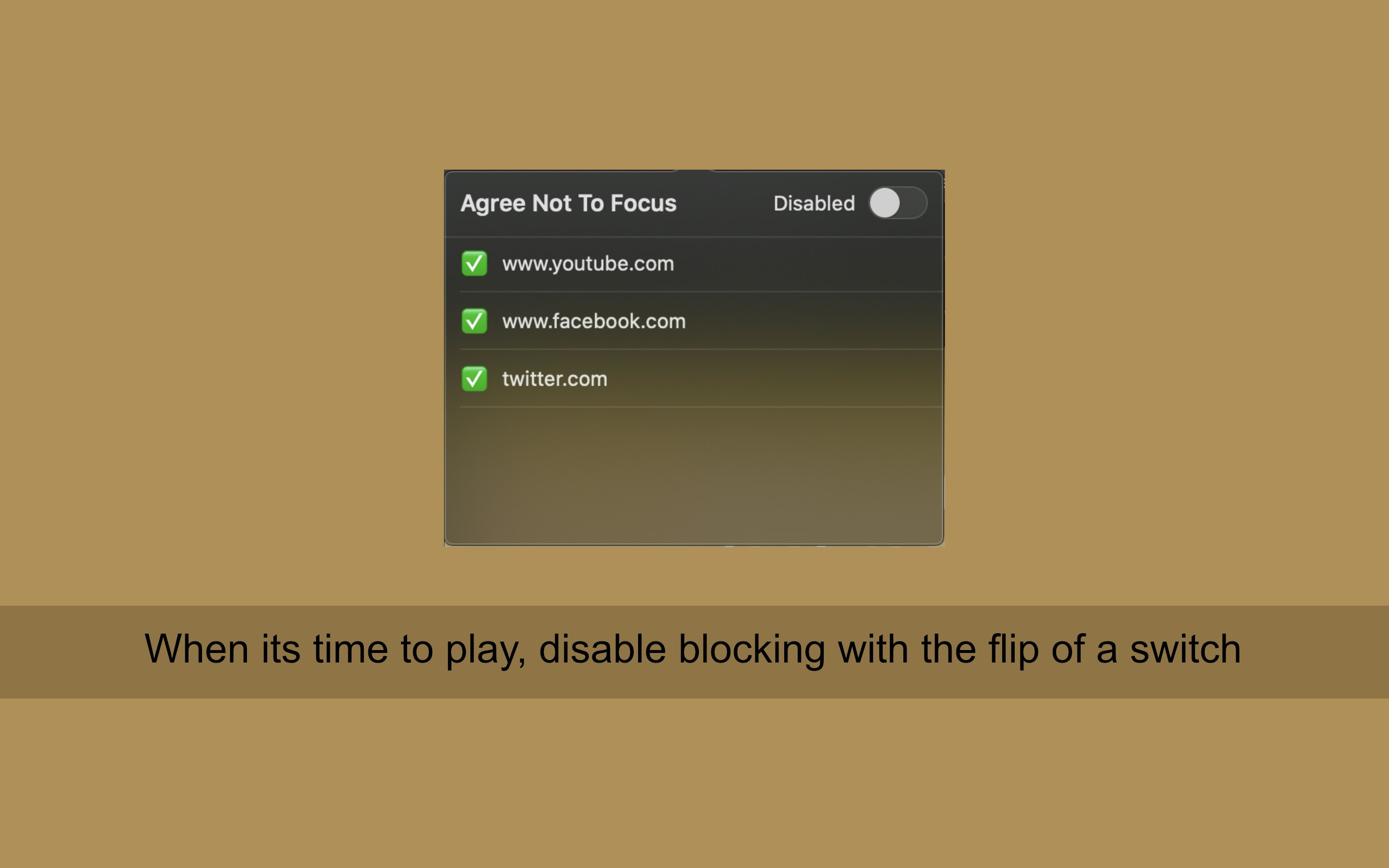 Agree Not To Focus gallery image