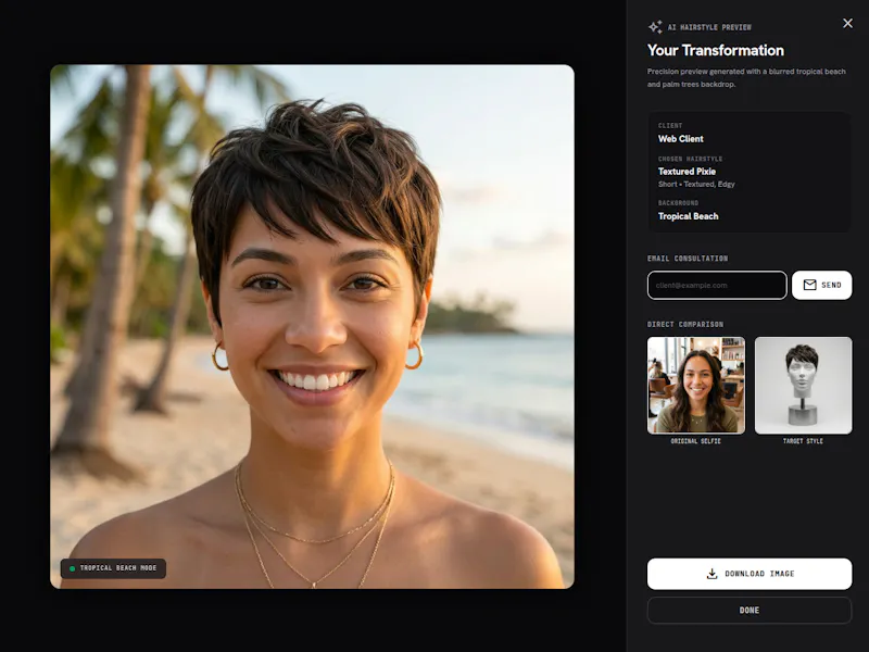Hairstyle View screenshot 2