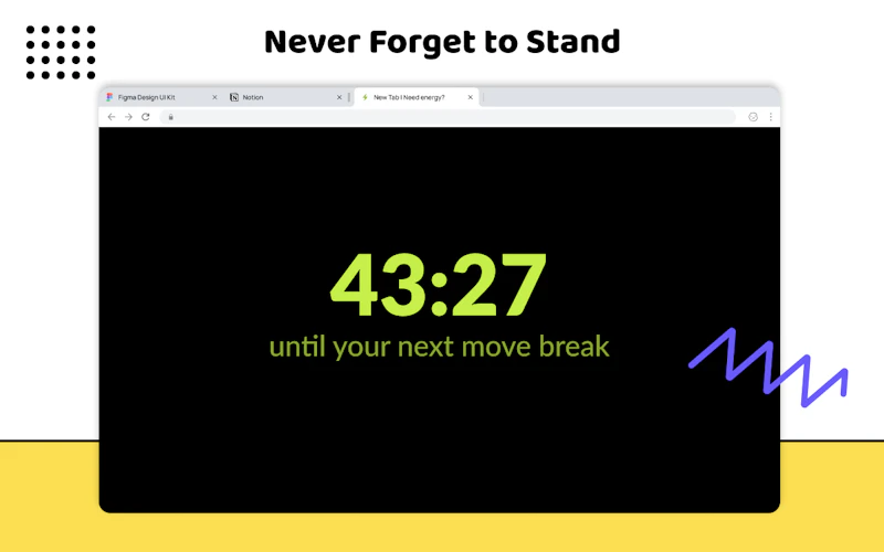 Wakeout Chrome Extension screenshot 5