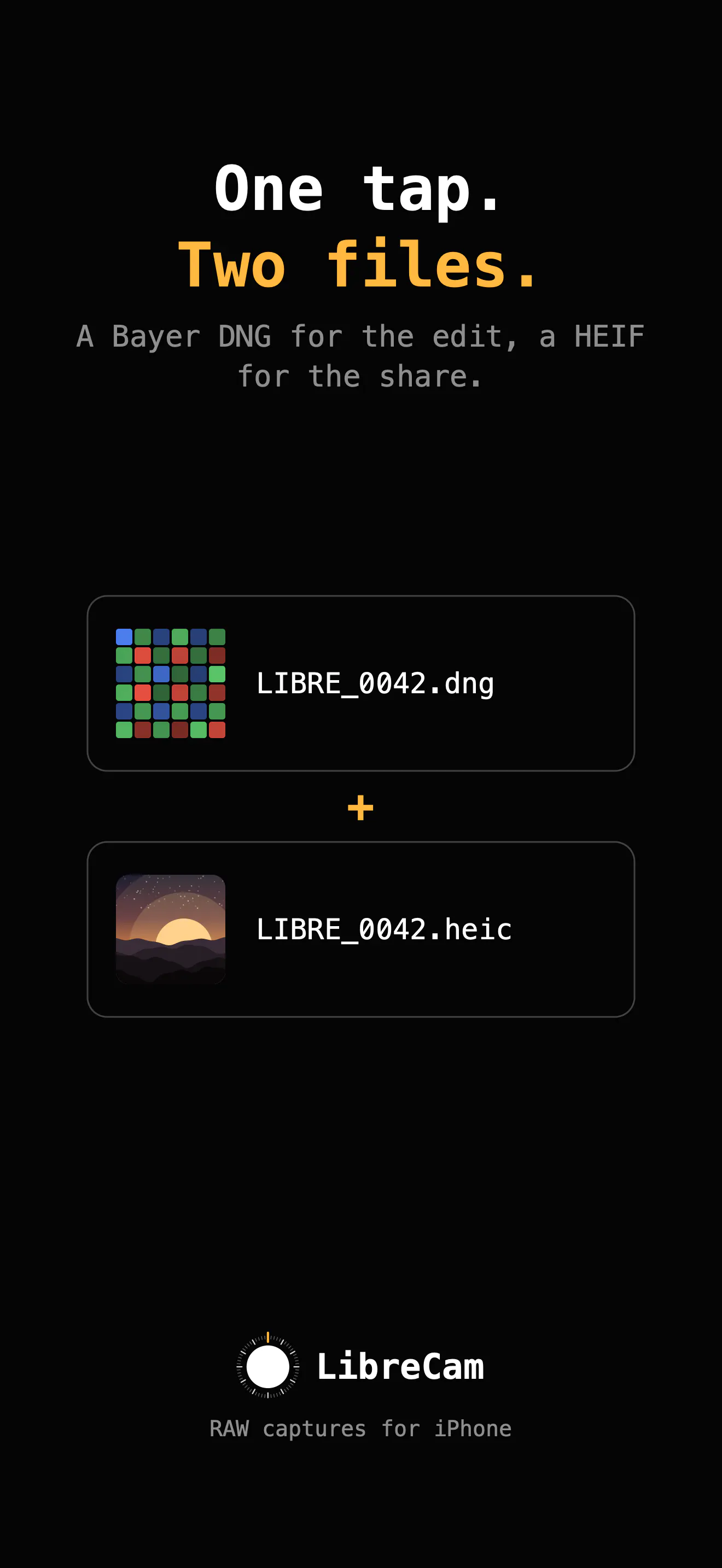 LibreCam: Manual RAW Camera for iPhone gallery image