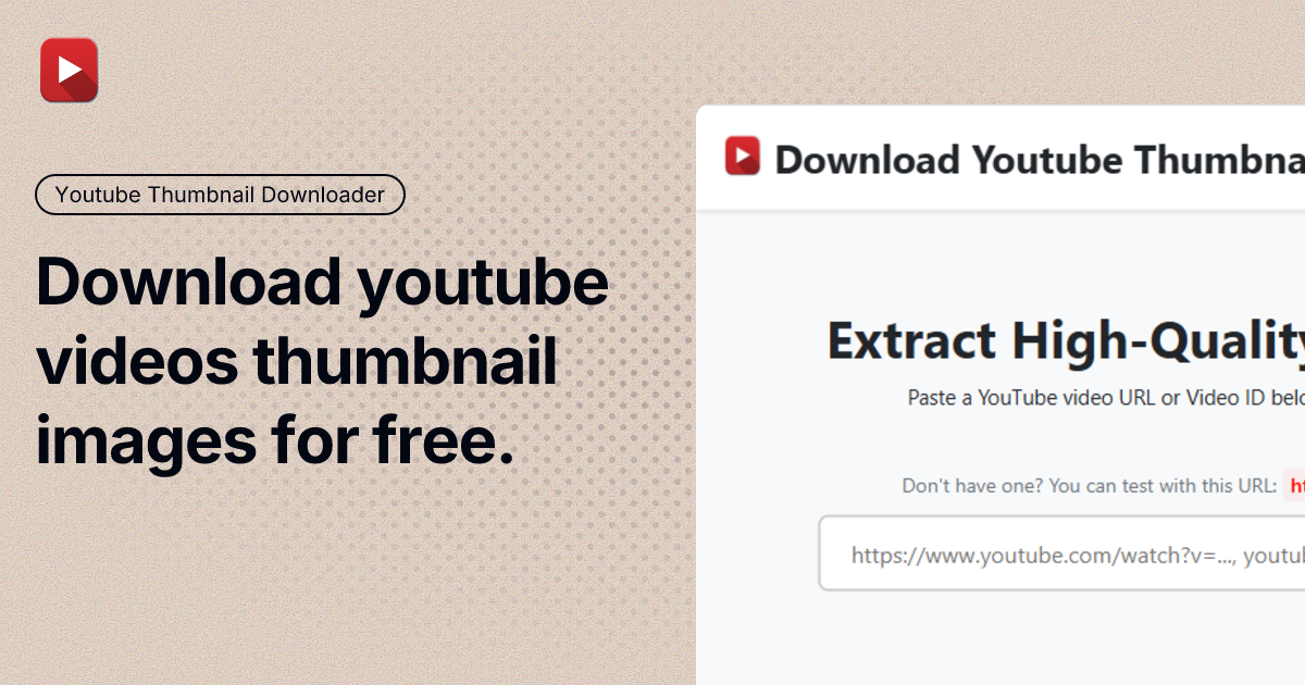 Youtube Thumbnail Downloader gallery image