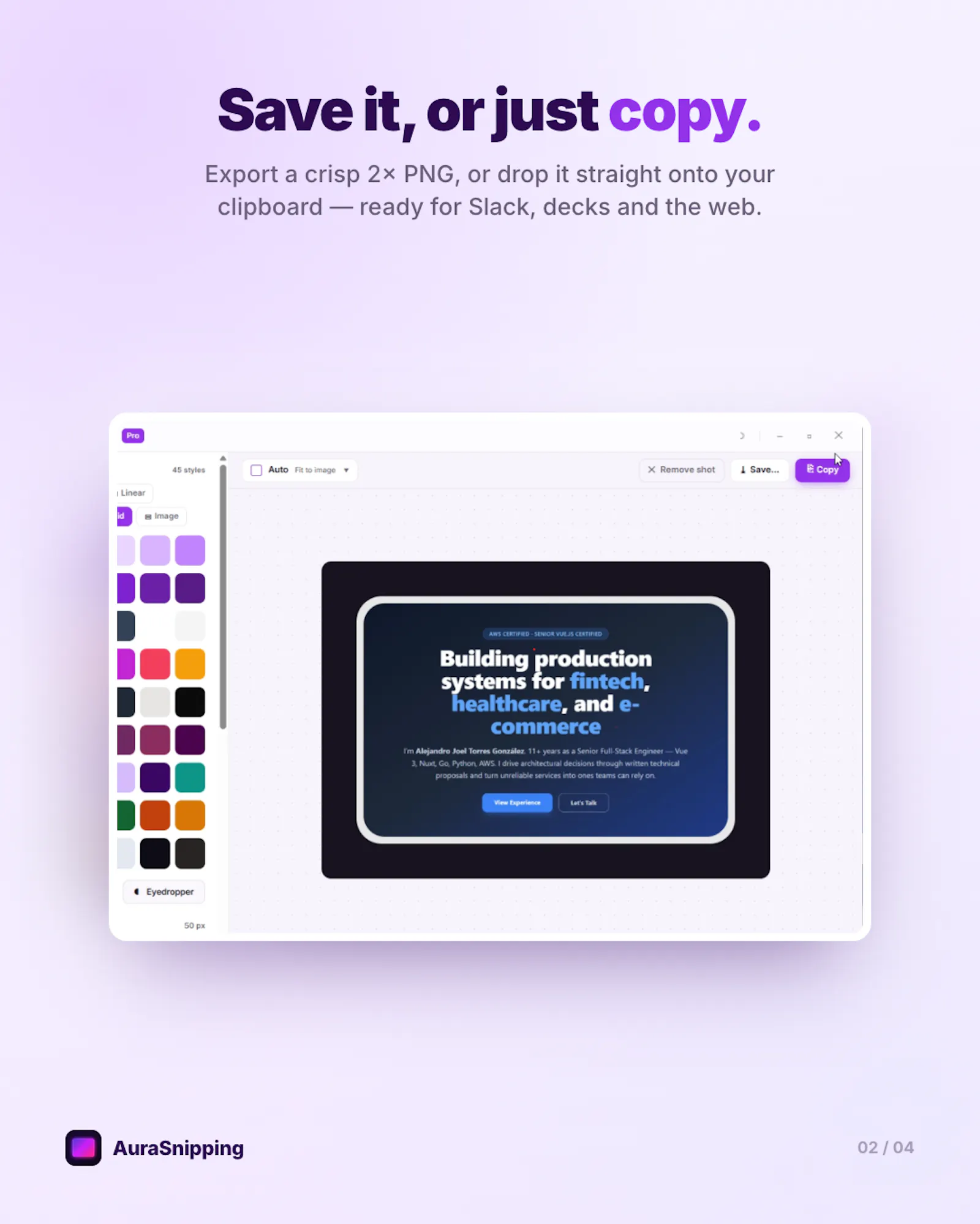 AuraSnipping — Image Beautifier screenshot 5