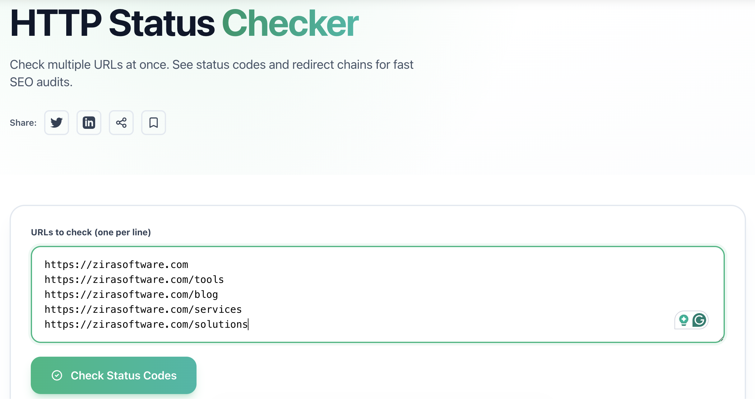 HTTP Status Checker