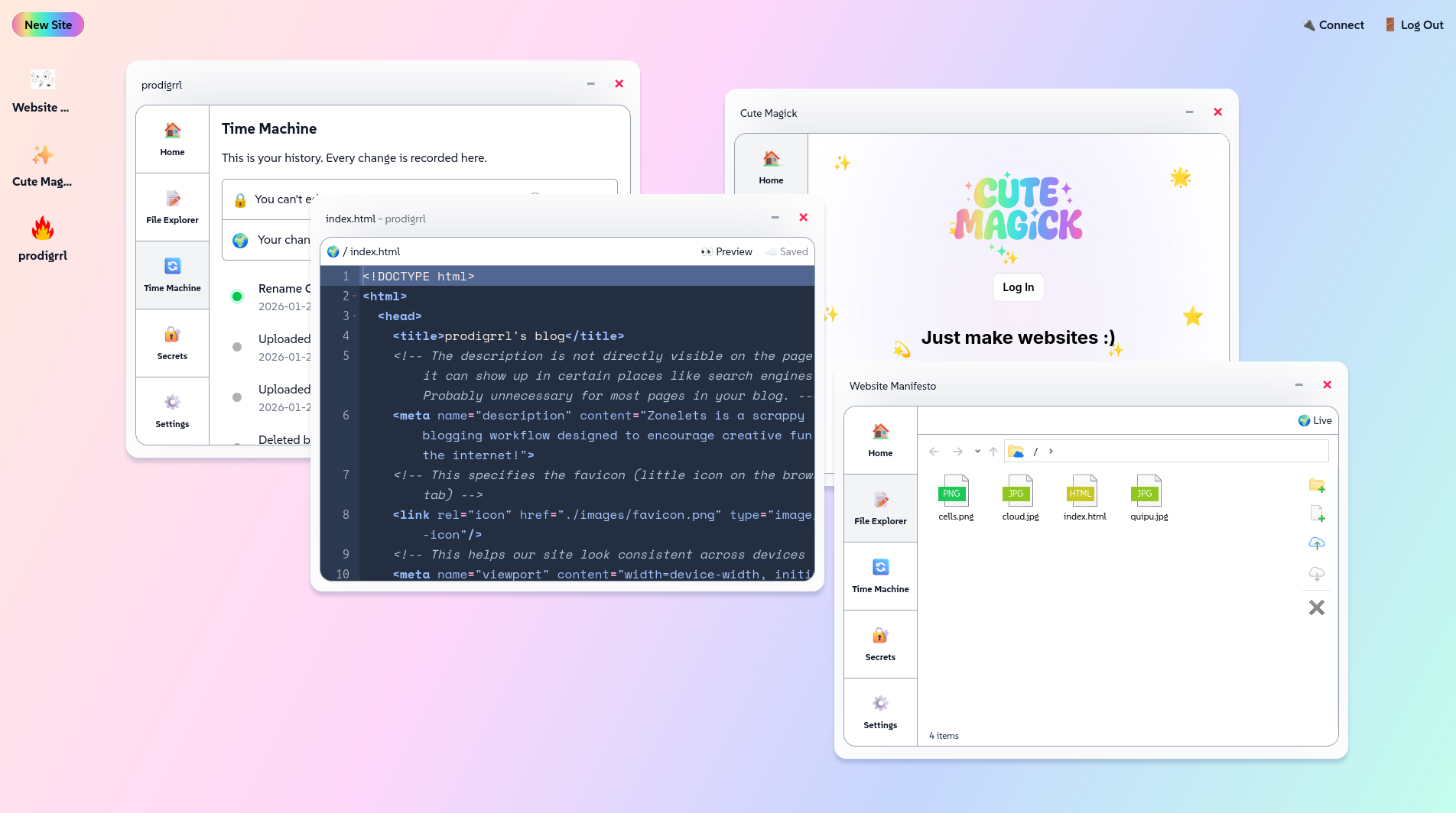 Cute Magick - Main product screenshot demonstrating key features and user interface