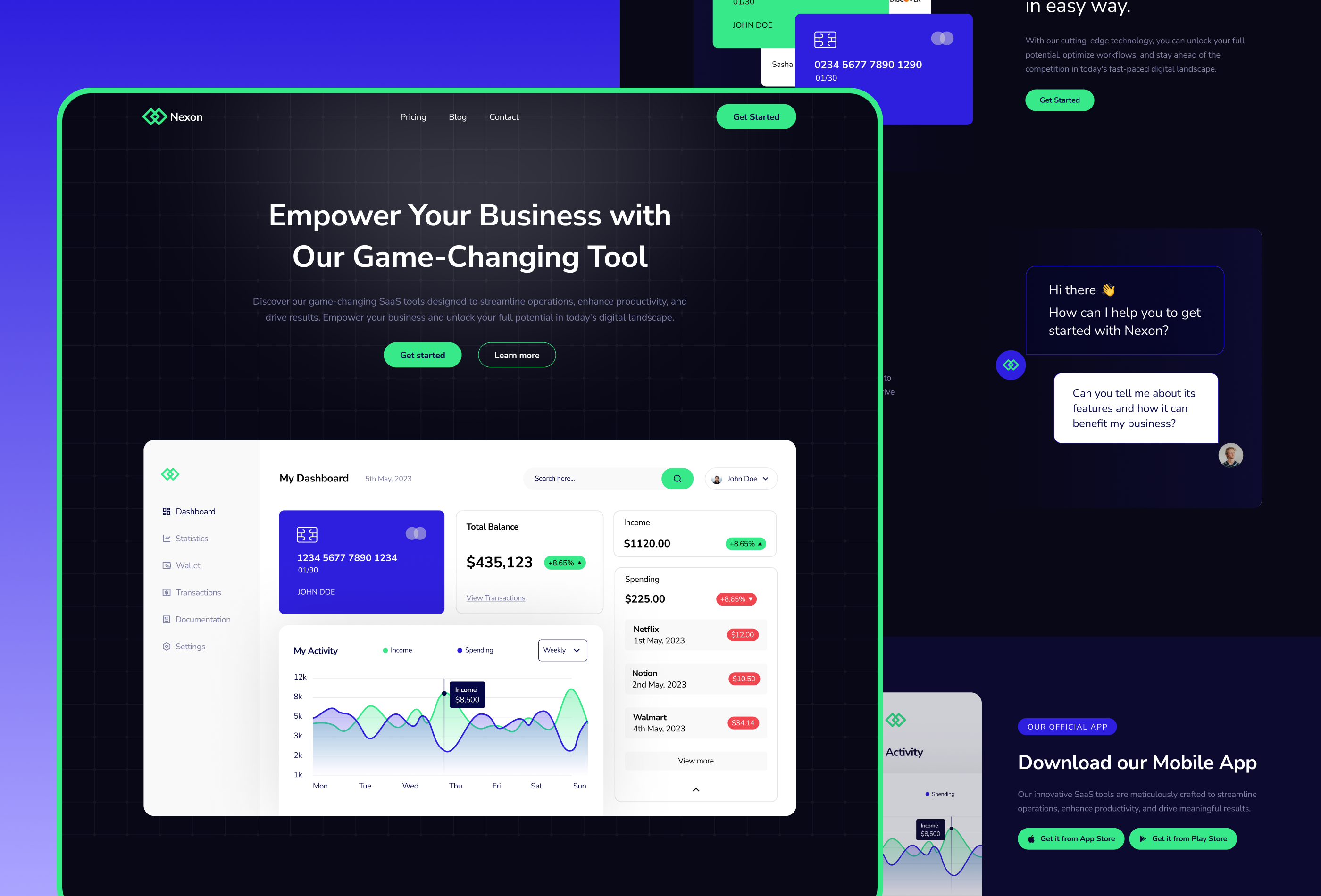 Nexon - Saas Website Template