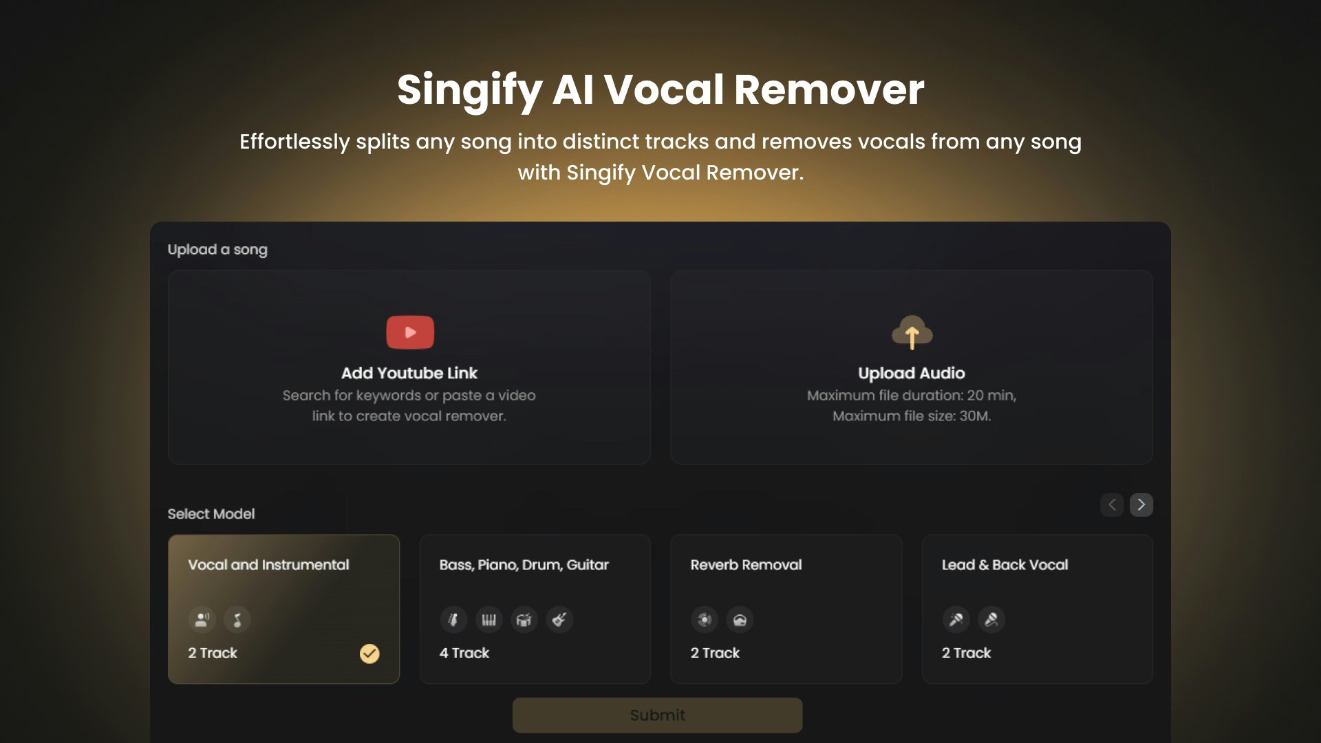 Singify AI vocale remover - Verwijder zang uit elk nummer media 4