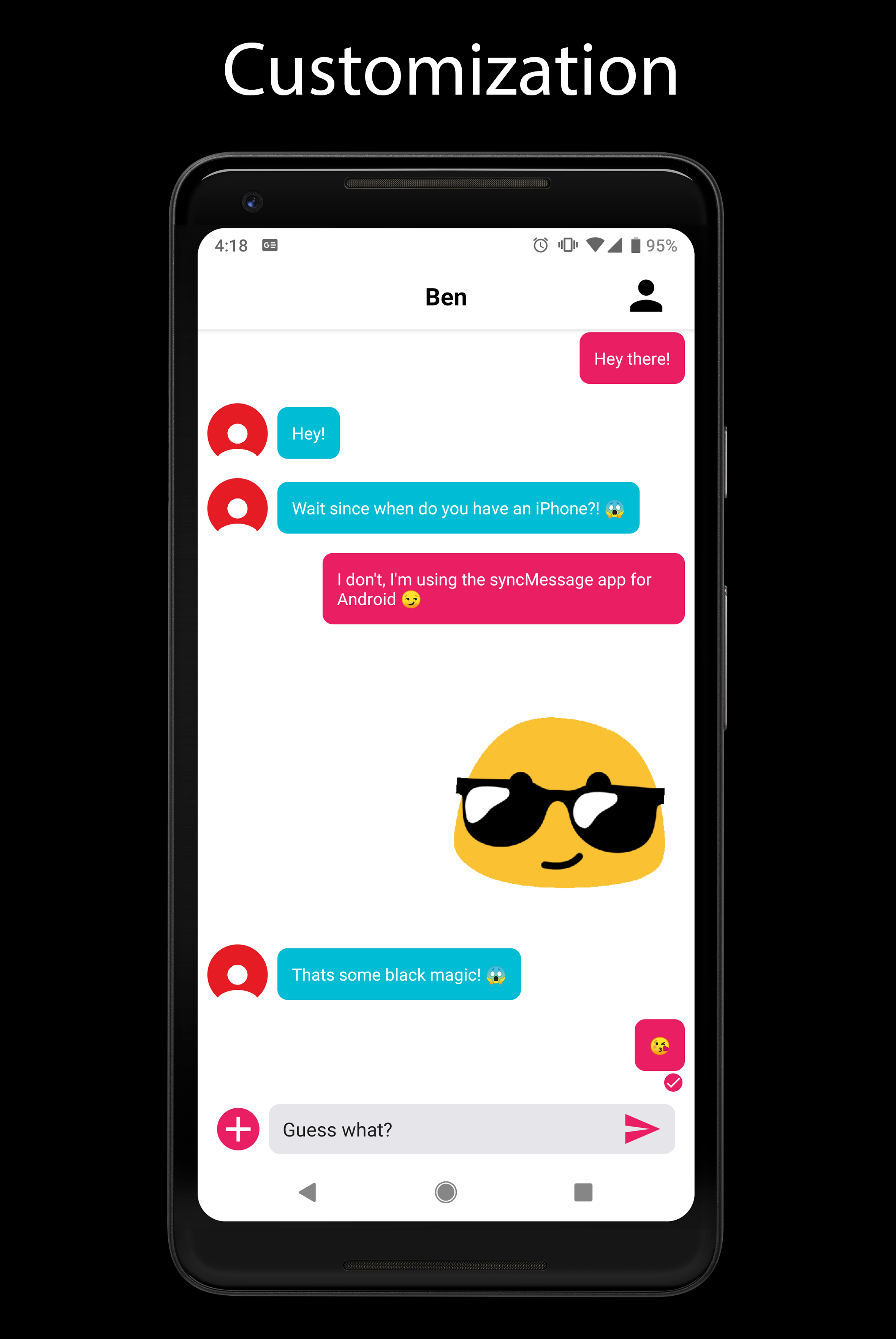 SyncMessage - iMessage On Android gallery image