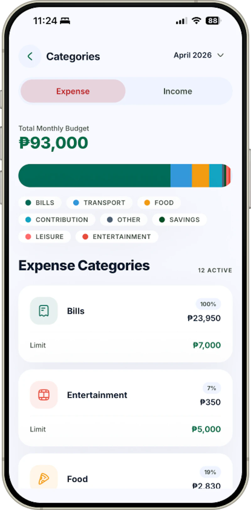 Monnei: Expense Tracker & Budget App screenshot 6