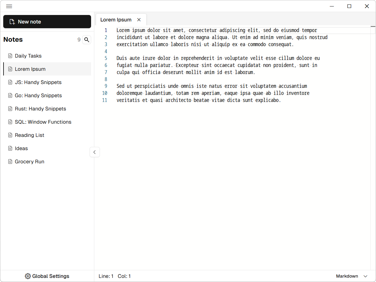 Leavepad gallery image
