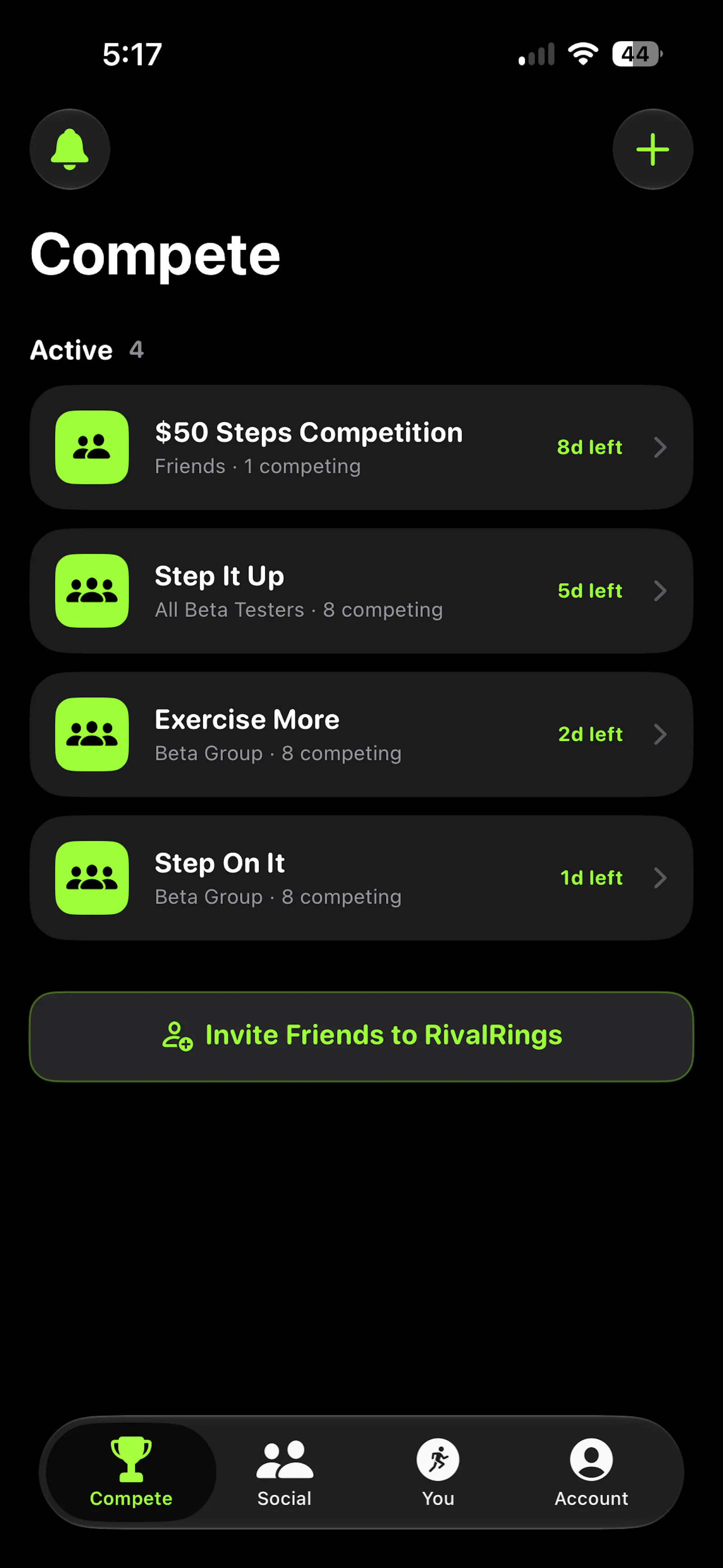 RivalRings screenshot 4