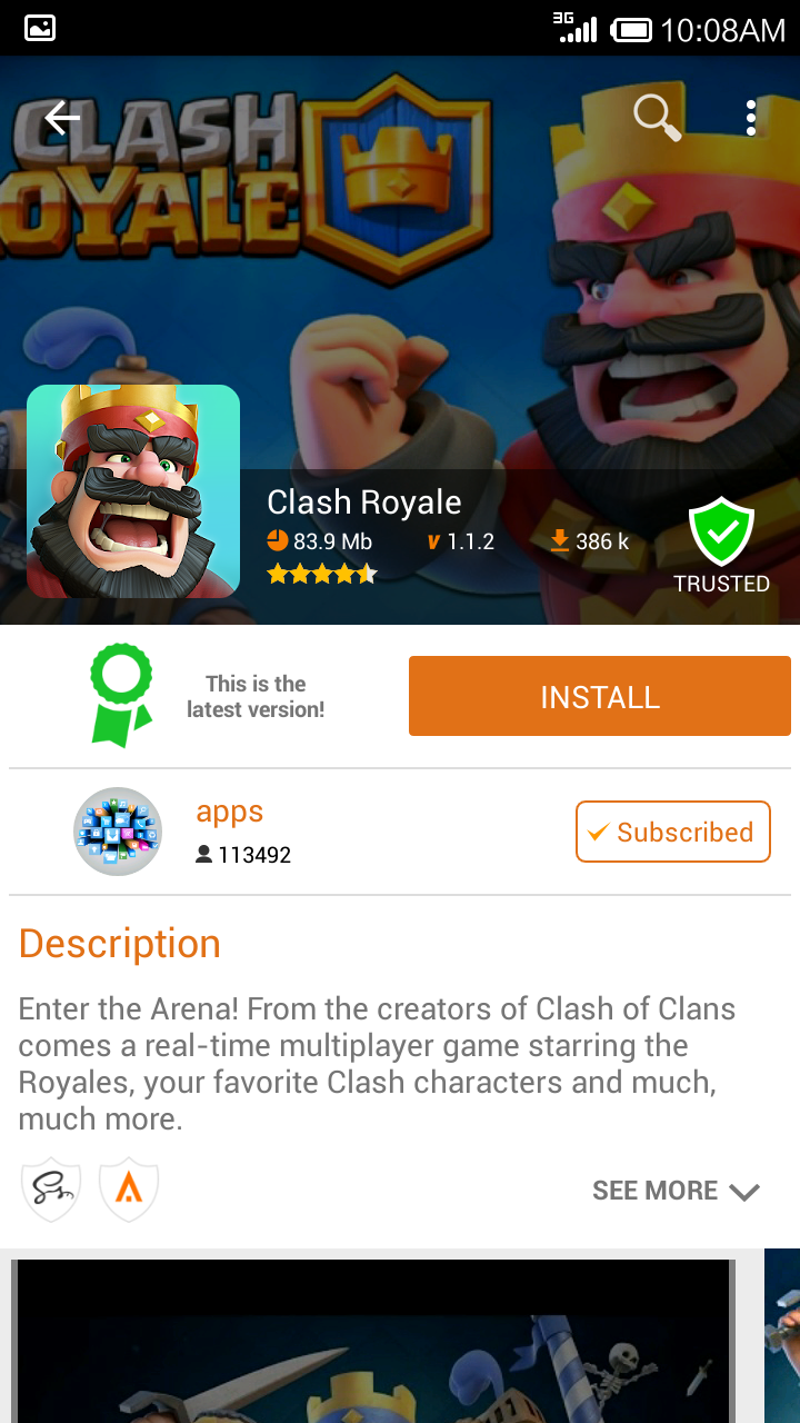 Aptoide gallery image