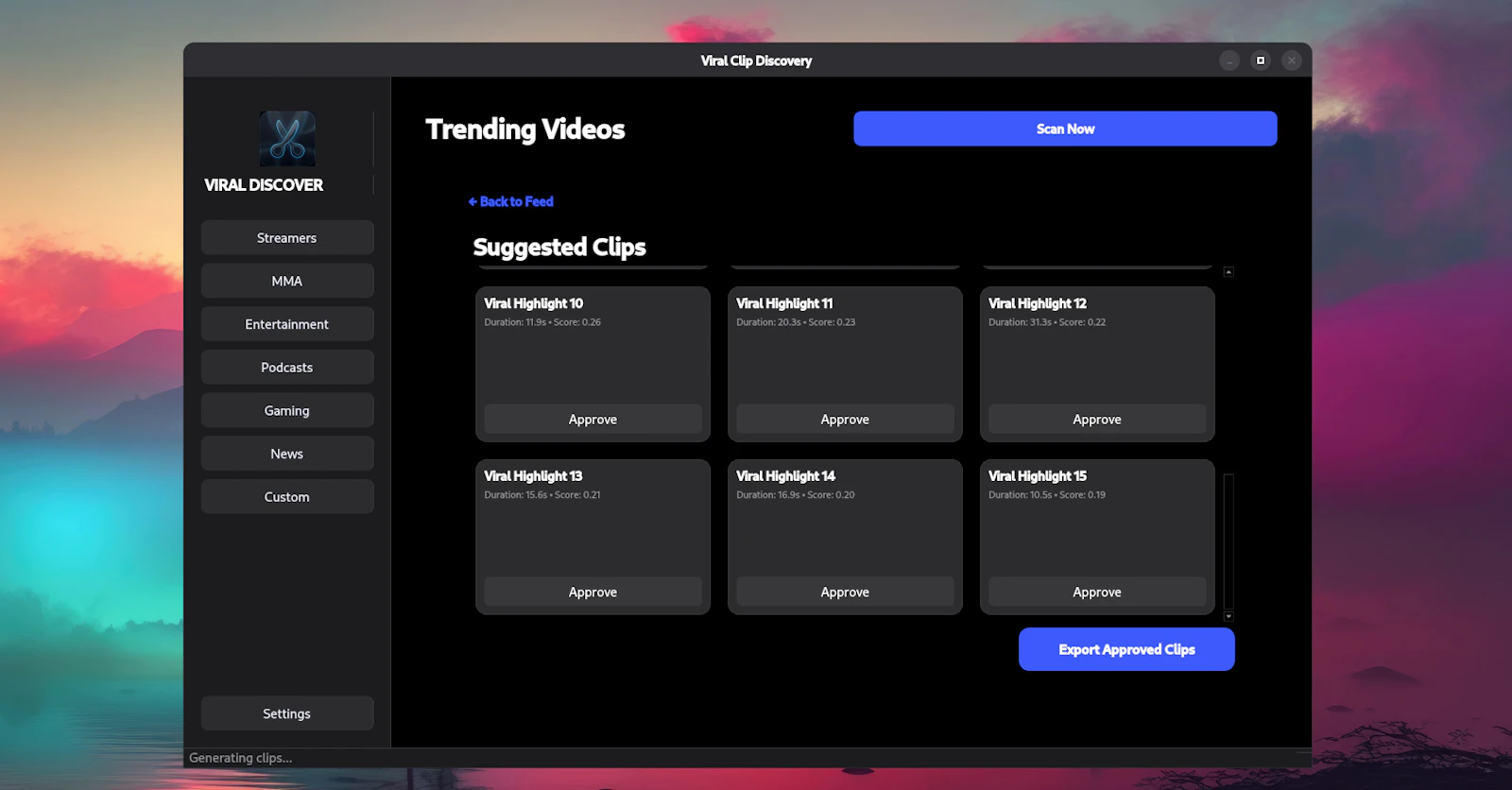Viral Clip Discovery screenshot 3