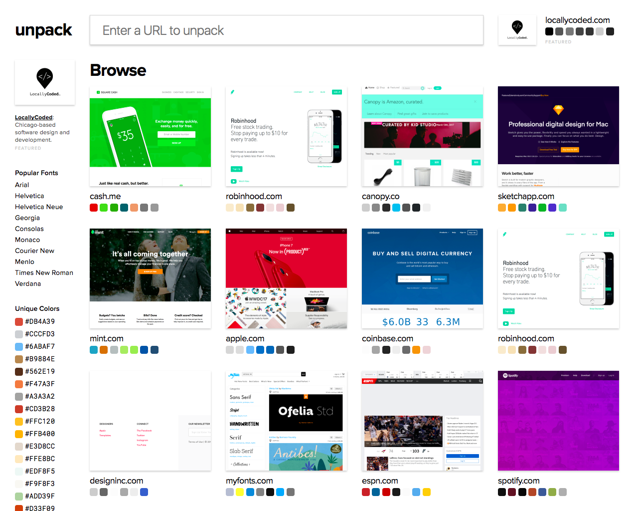 Unpack.site gallery image