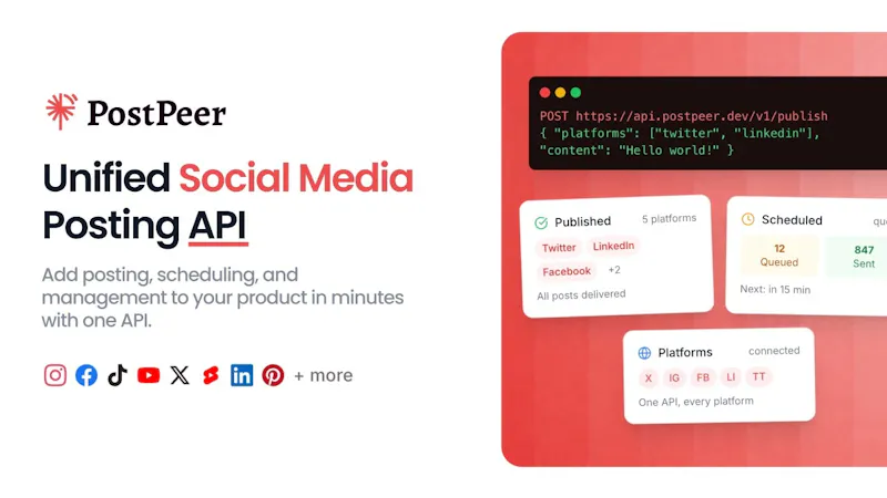PostPeer screenshot 1 (video preview)