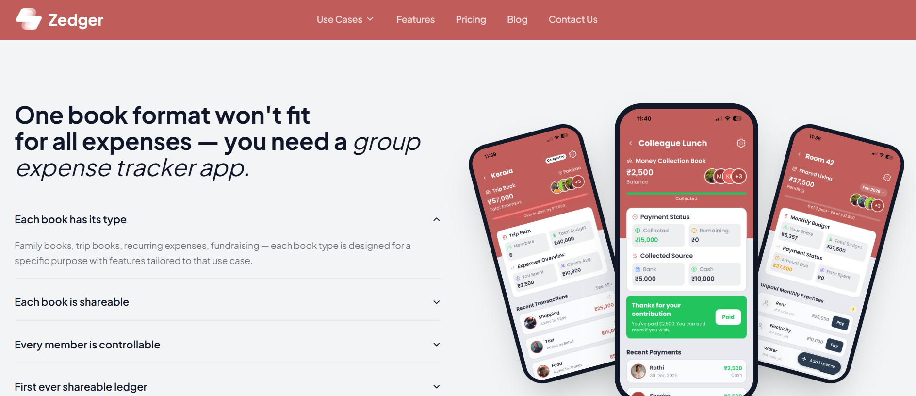 Zedger - Screenshot 2 showing product features and functionality