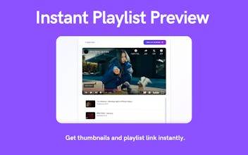 Smart YouTube Playlist Generator gallery image