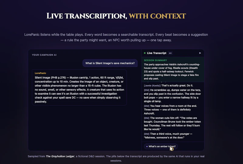 LorePanic screenshot 2
