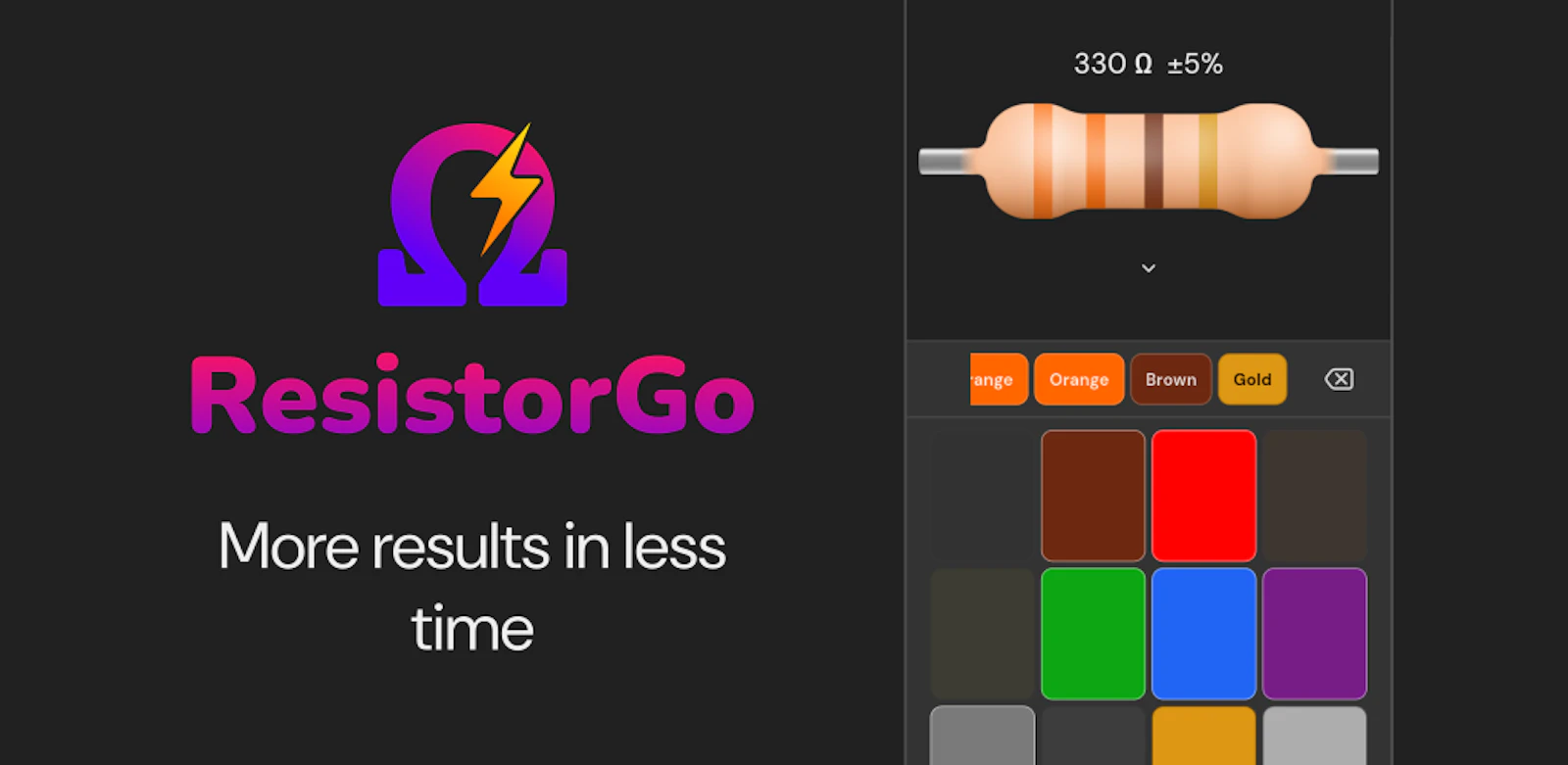 ResistorGo screenshot 1