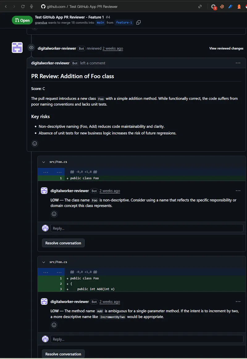 DigitalWorker Reviewer screenshot 1