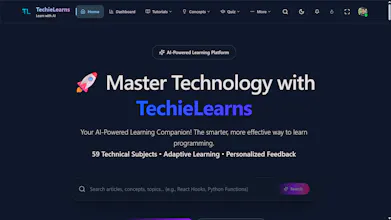 TechieLearns — AI Learning Platform gallery image