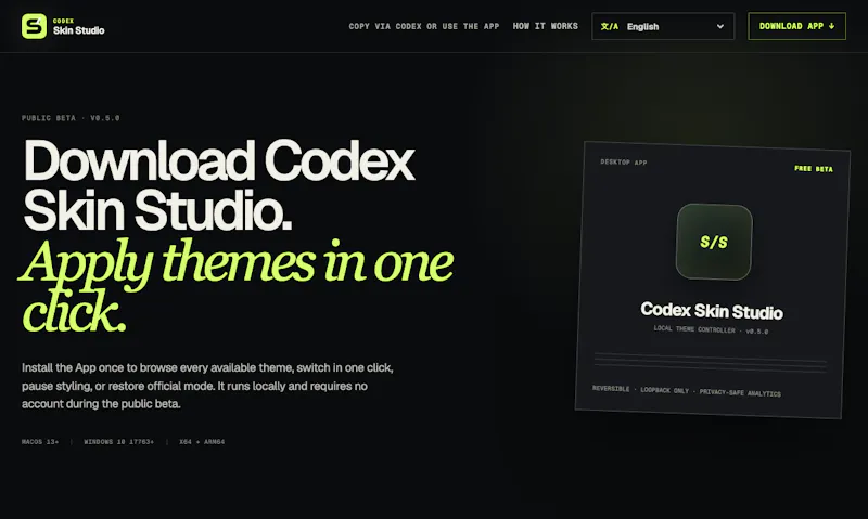 Codex Skin Studio screenshot 6