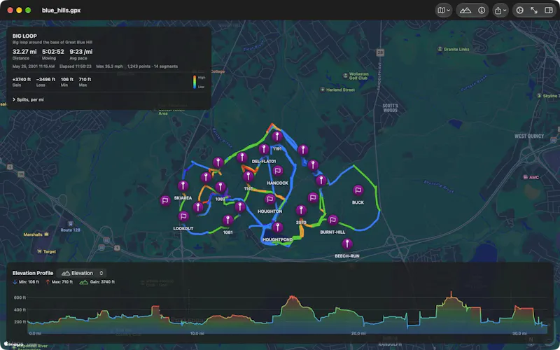 GPX Explore screenshot 1