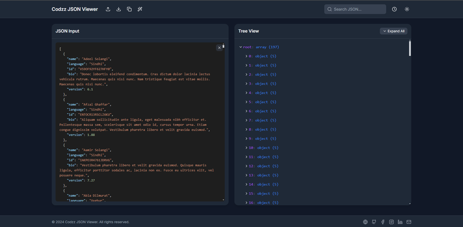 Visor Codzz Json - Formatear, validar y visualizar JSON media 3