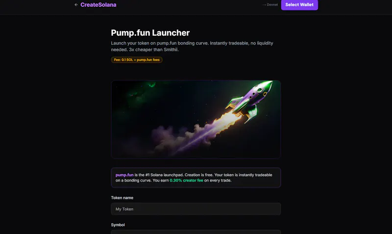 CreateSolana screenshot 3