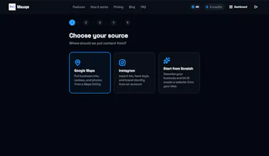 Mauqe.com - AI website builder gallery image