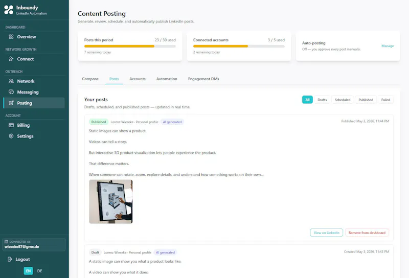 Inboundy screenshot 4