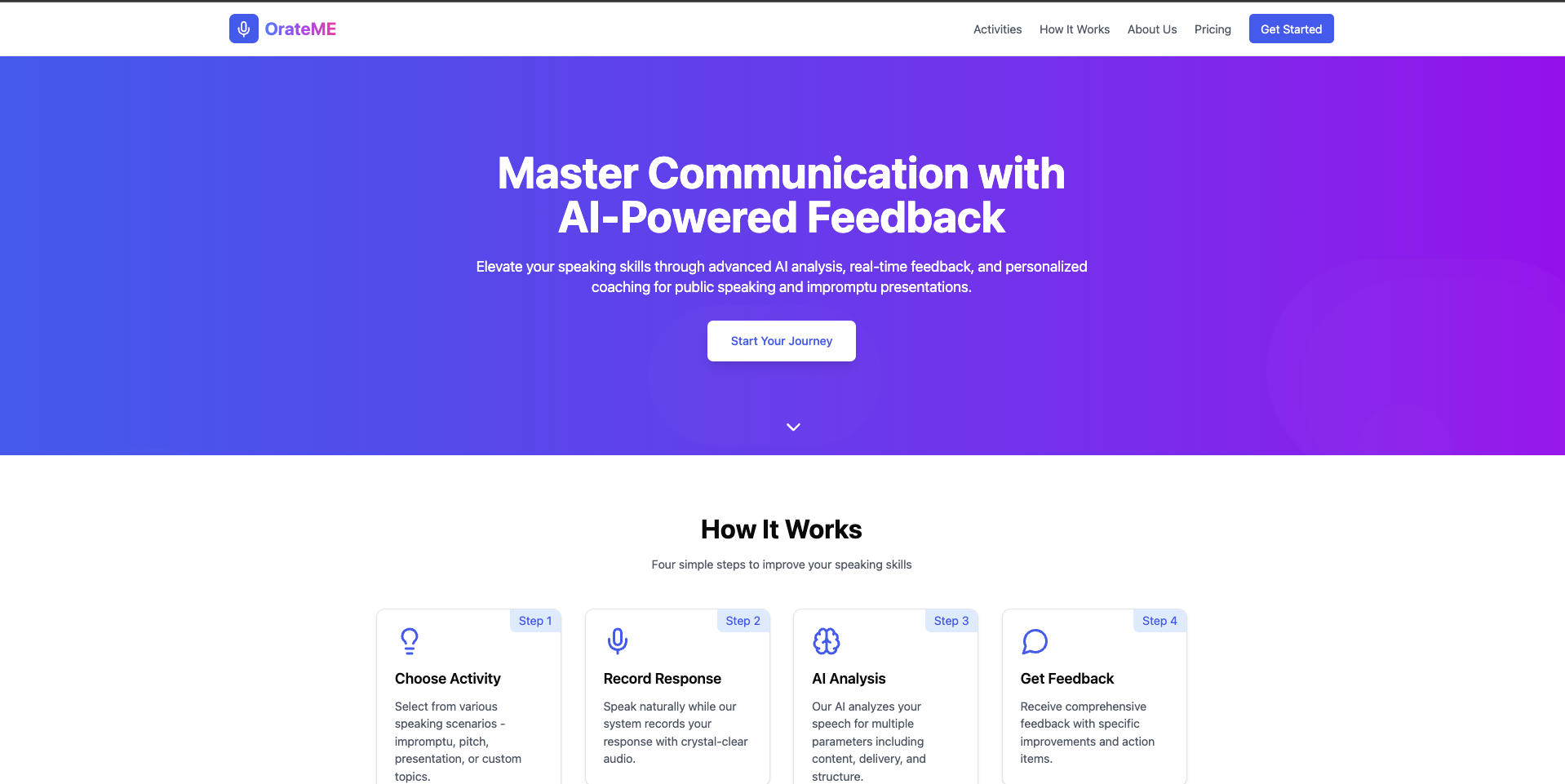 OrateMe media 1