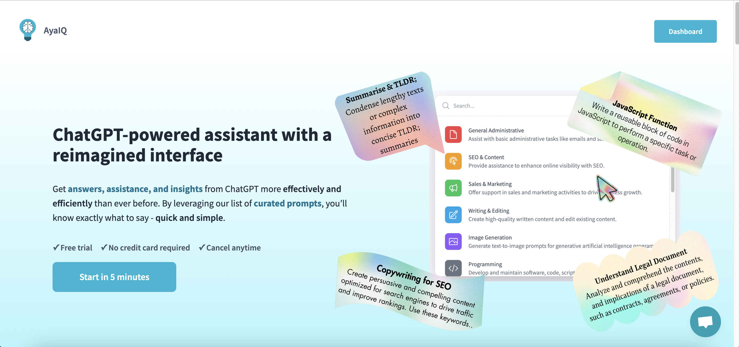 Behindern - GPT -Alternative mit neuemagierter UI und kuratierter Eingabeaufforderungen Bibliothek Medien 1
