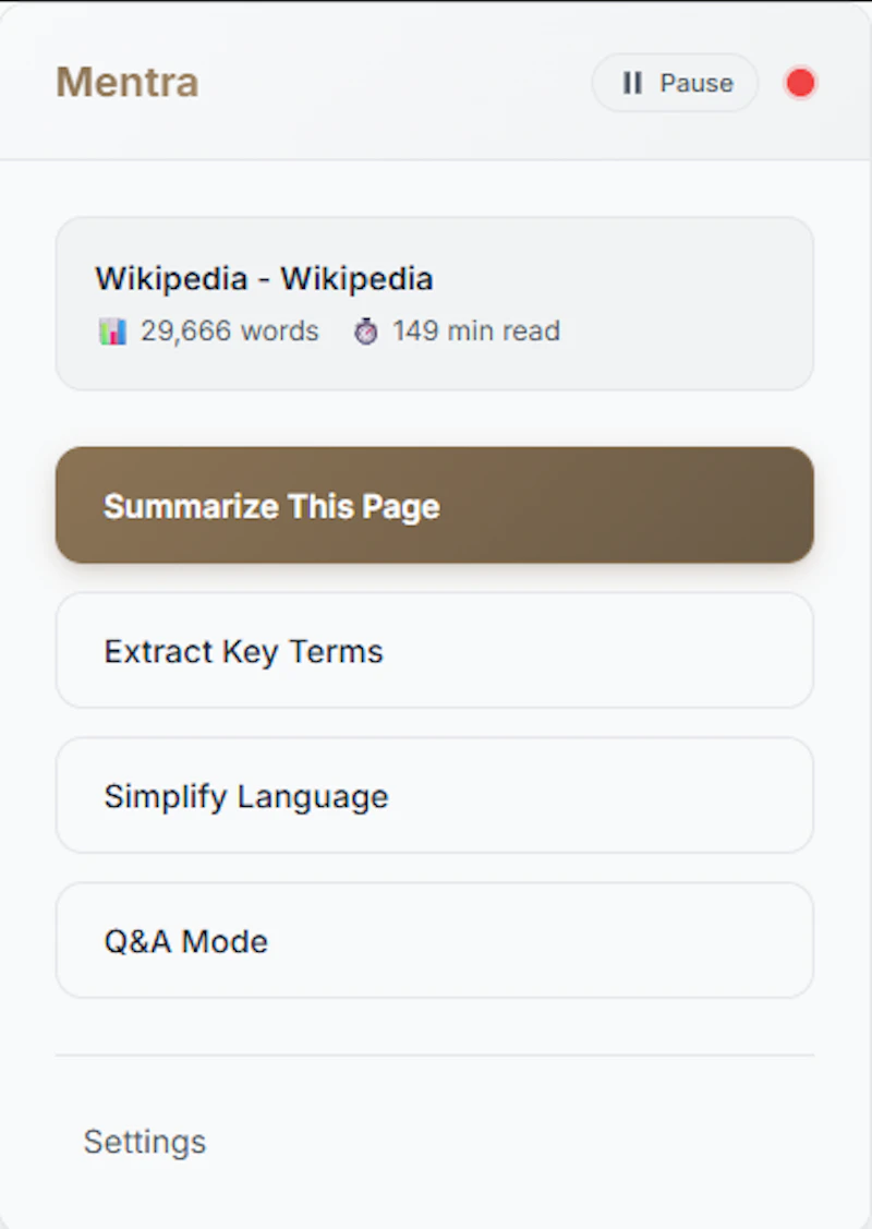 Mentra — Read deeper. Learn faster. screenshot 4