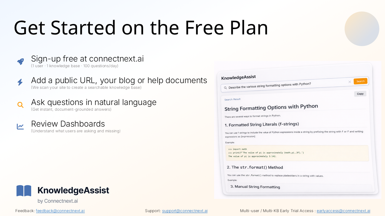 KnowledgeAssist by Connectnext.ai gallery image