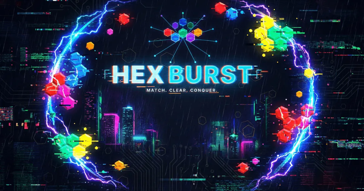 Hex Burst - 제품 배너