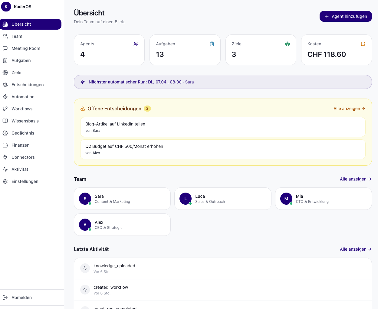 KaderOS gallery image