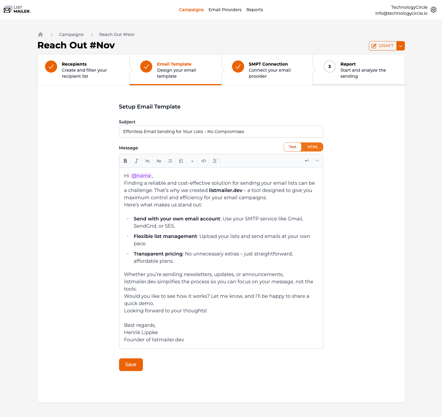 ListMailer - 從任何類型的列表中發送大量電子郵件 media 2