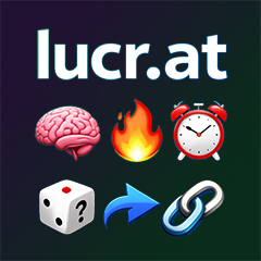 lucr.at - Product Hunt launch logo and brand identity