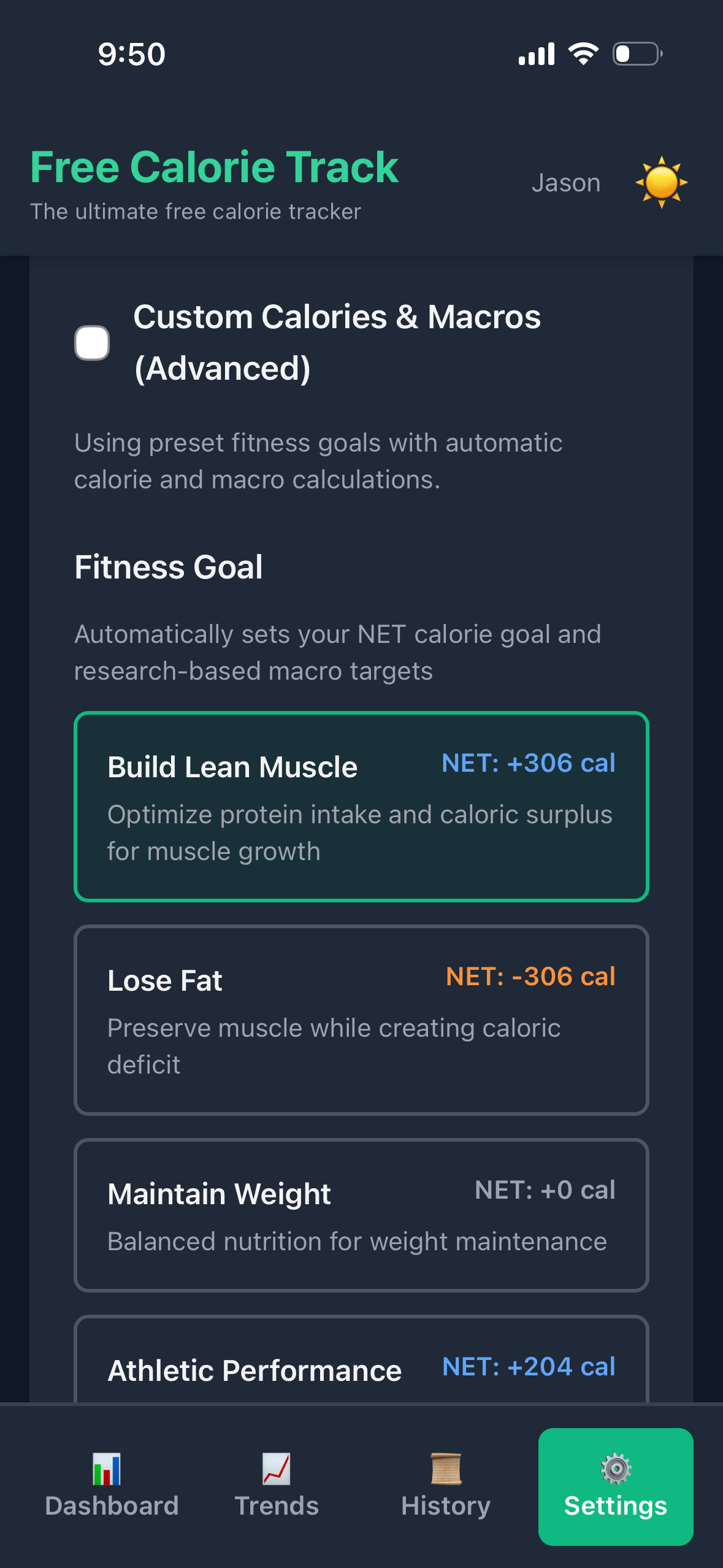 Free Calorie Track gallery image