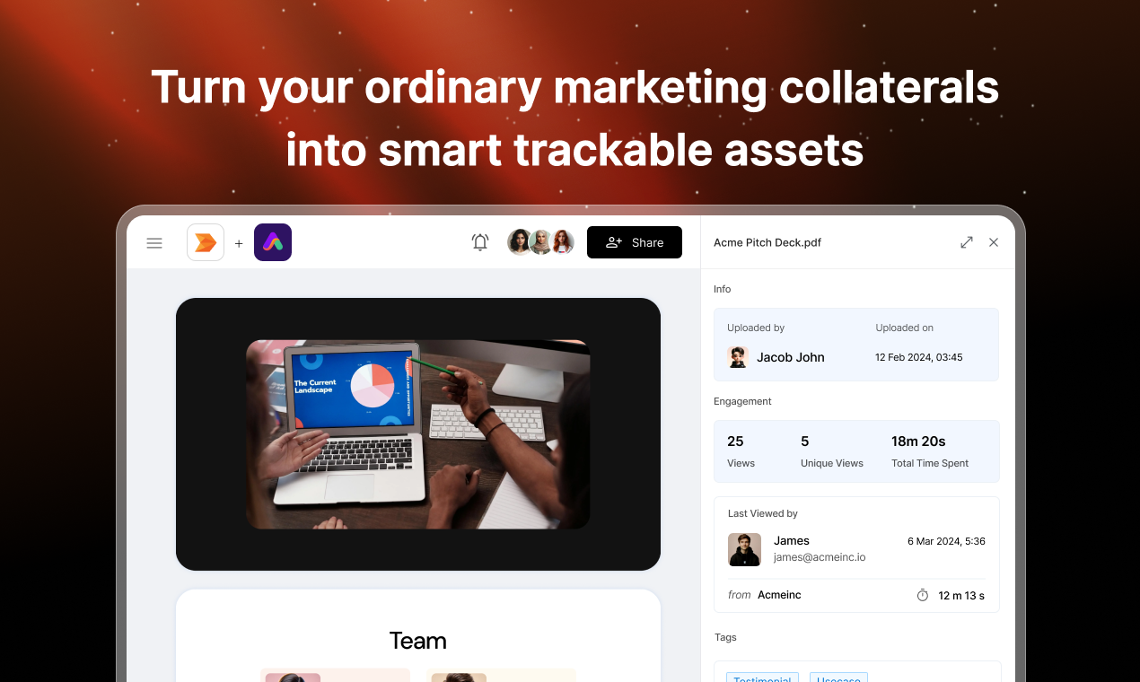 Buyerstage: Smart Links & Content Pods