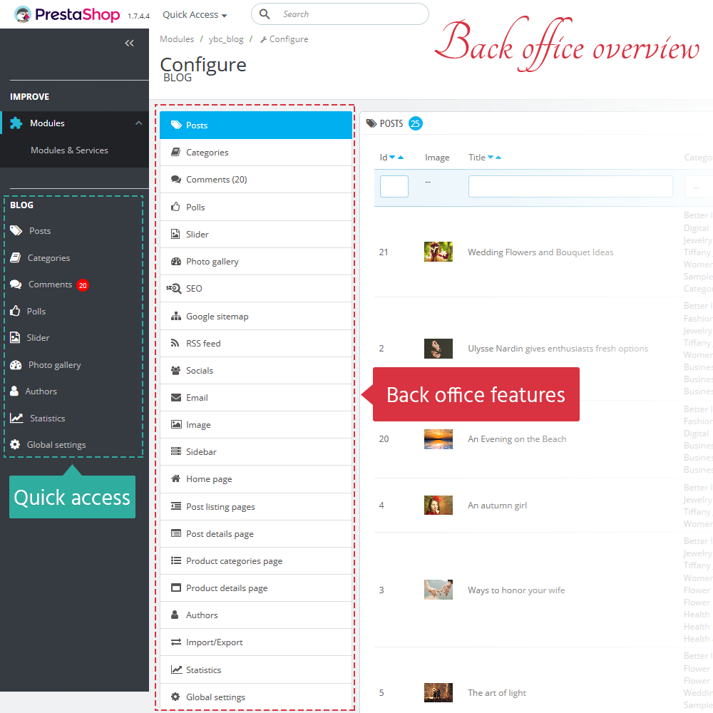  BLOG – All In 1 PrestaShop Blog Module gallery image