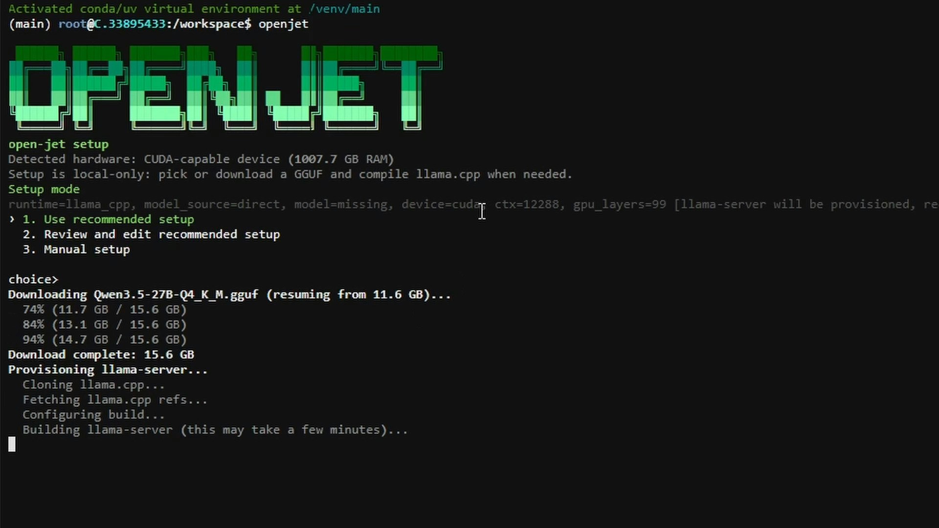 OpenJet gallery image