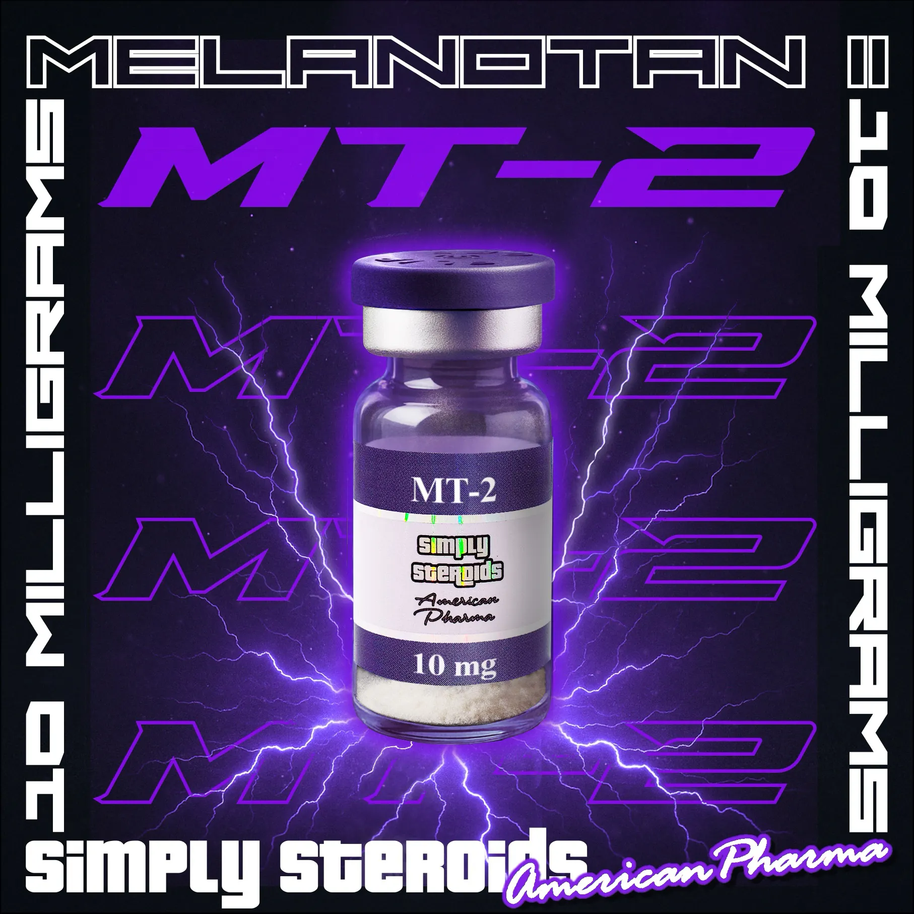 Melanotan 2 – 10mg Vial