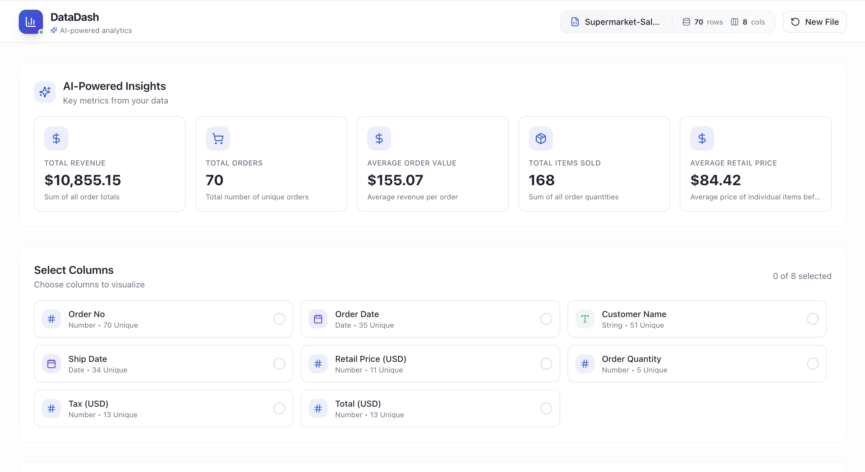 DataDash — beyond Excel & ChatGPT gallery image
