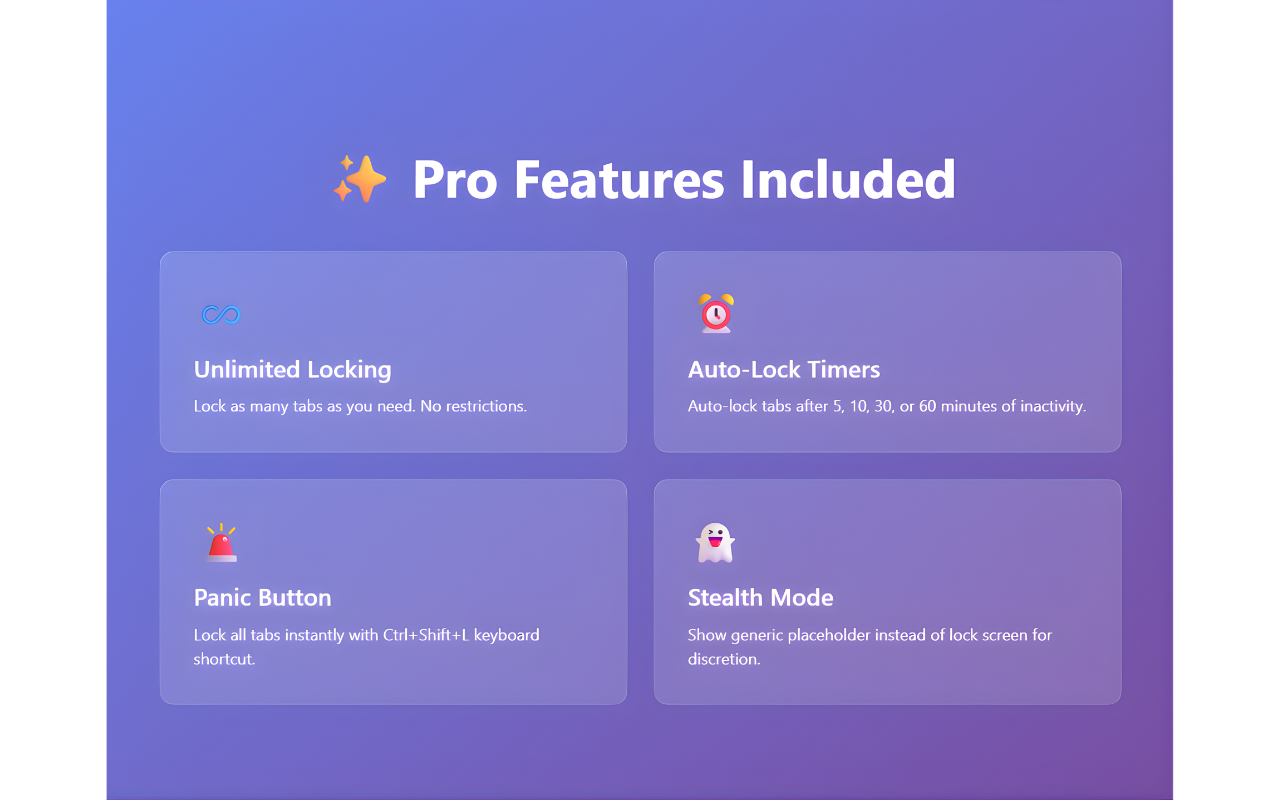 Tab Lock Pro - Secure Your Tabs gallery image
