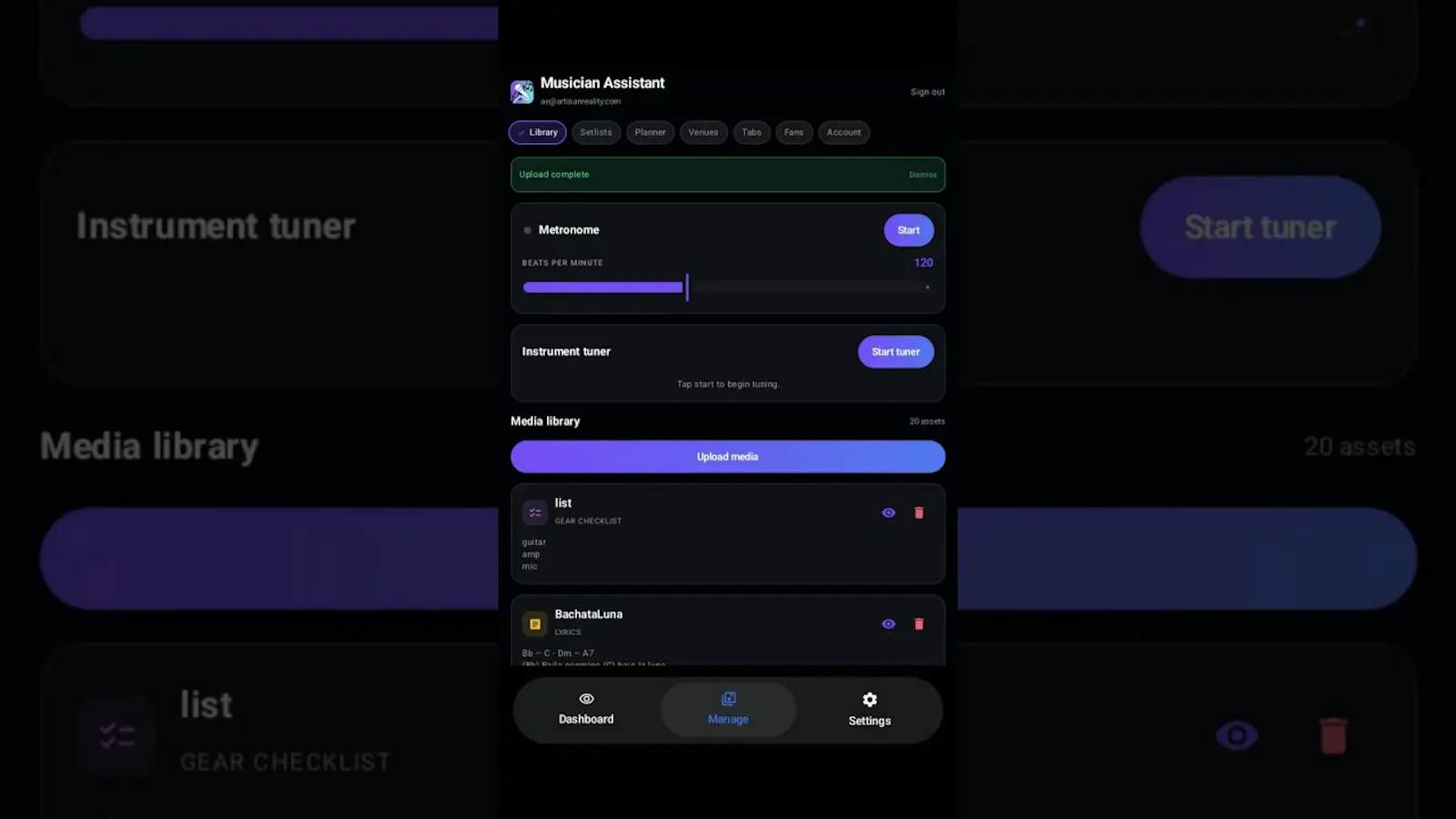 Musician Assistant screenshot 1 (video preview)