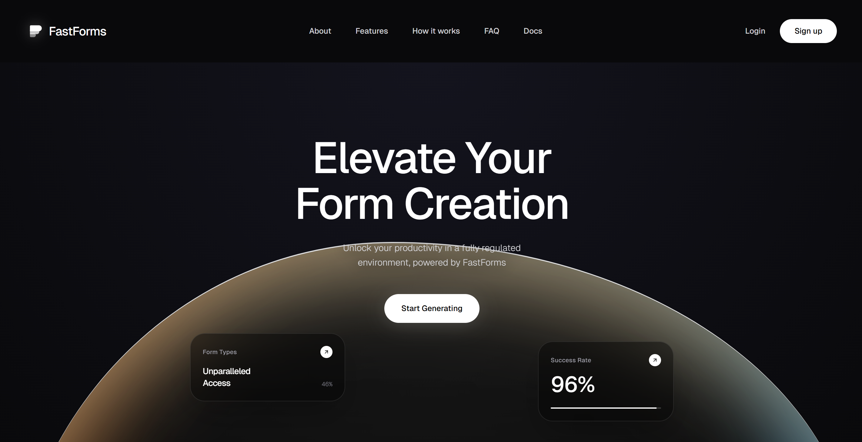 FastForms - Main product screenshot demonstrating key features and user interface