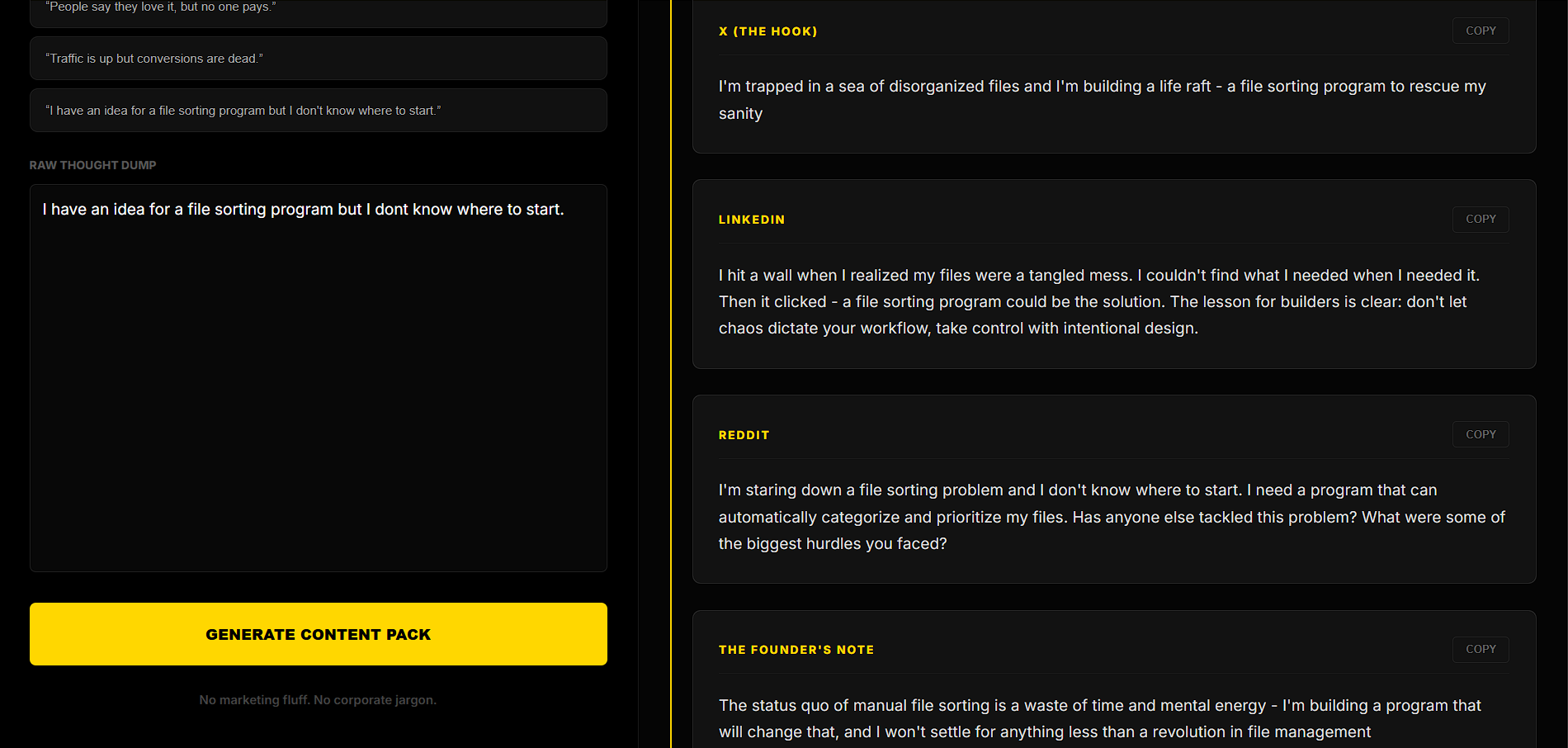 RawSort gallery image