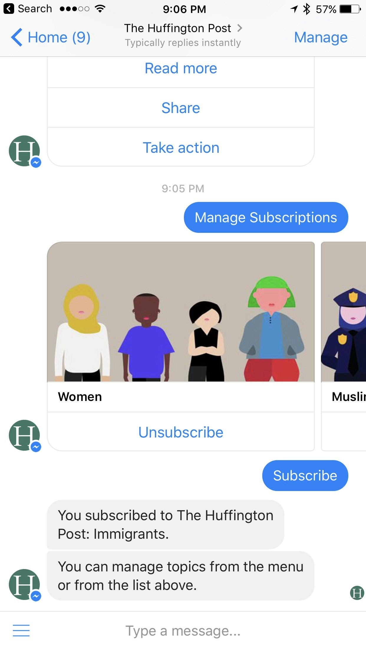 Huffington Post 100 Days of Trump Bot gallery image